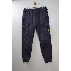 Stone Island Black RE-T Cargo Bottoms