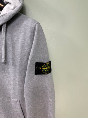 Stone Island Grey Zipped Hoodie