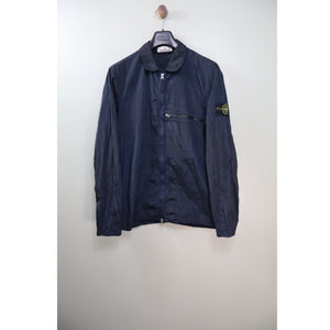 Stone Island Navy Nylon Metal Overshirt