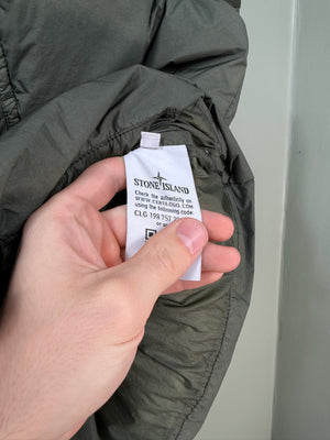 Stone Island Green Crinkle Reps Gilet