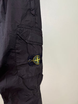 Stone Island Black RE-T Cargo Bottoms