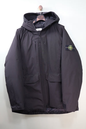 Stone Island Black Ripstop Goretex Down Jacket