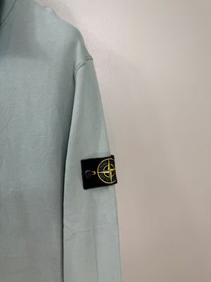 Stone Island Sage Green 1/4 Zip Jumper