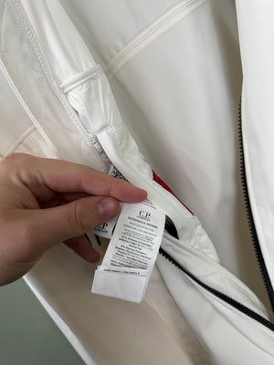 C.P. Company White Soft Shell Jacket