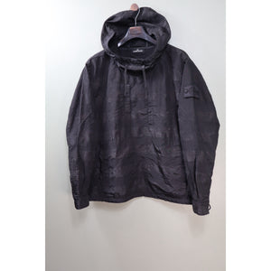 Stone Island Black Shadow Project Striped Nylon Metal Smock