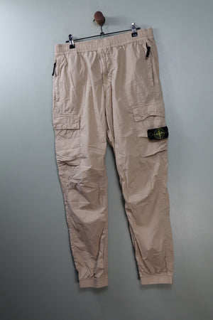 Stone Island Beige RE-T Cargo Bottoms