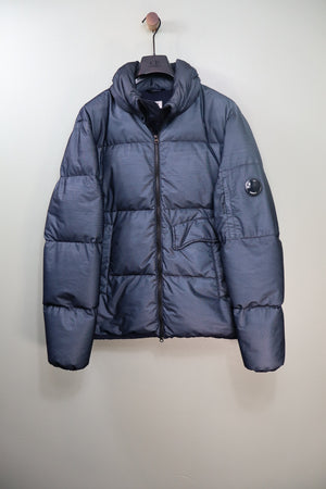 C.P. Company Navy BI-Mesh Down Jacket
