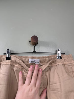 Stone Island Beige RE-T Cargo Bottoms