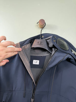 C.P. Company Navy Goggle Shell Jacket