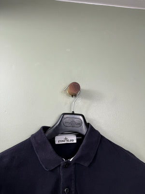 Stone Island Navy Regular Fit Polo