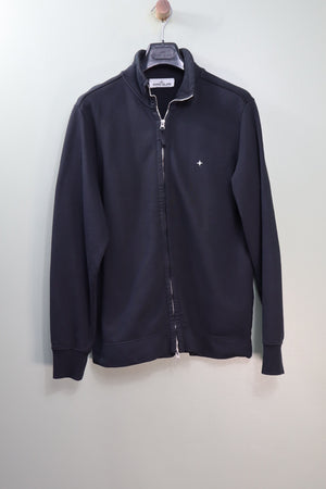 Stone Island Black Stelina Full Zip Jumper
