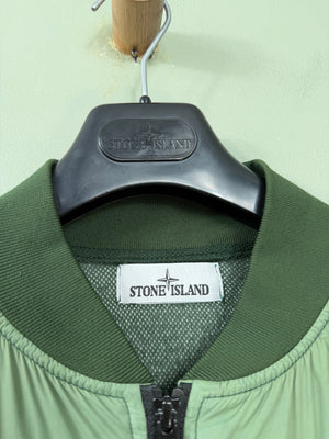 Stone Island Green Skin Touch Bomber