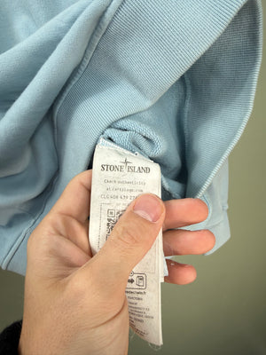 Stone Island Baby Blue 1/4 Zip Jumper