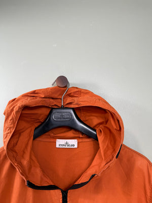 Stone Island Orange Supima Cotton Twill Jacket