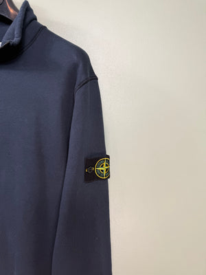 Stone Island Navy 1/4 Zip Jumper