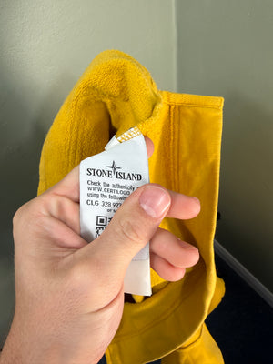 Stone Island Yellow Mock Neck Jumper