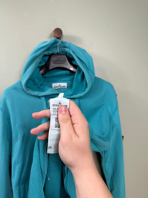 Stone Island Aqua Blue Hoodie