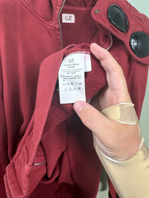 C.P. Company Red Goggle Hoodie