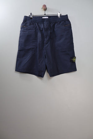 Stone Island Navy CO Cargo Shorts