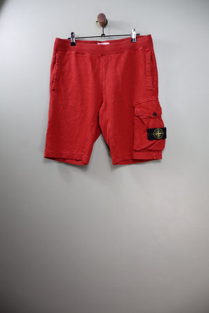 Stone Island Red Shorts