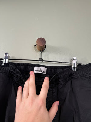 Stone Island Black RE-T Cargo Bottoms