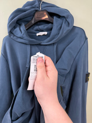 Stone Island Blue Hoodie
