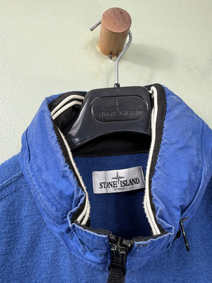 Stone Island Blue Zipped Jumper