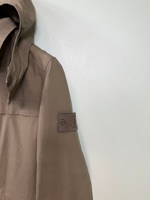 Stone Island Khaki Ghost Performance Cotton Jacket