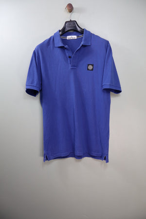 Stone Island Blue Regular Fit Polo
