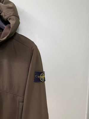 Stone Island Khaki Soft Shell Jacket