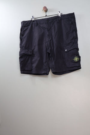 Stone Island Black SL Cargo Shorts