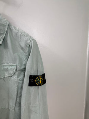 Stone Island Sage Green Overshirt