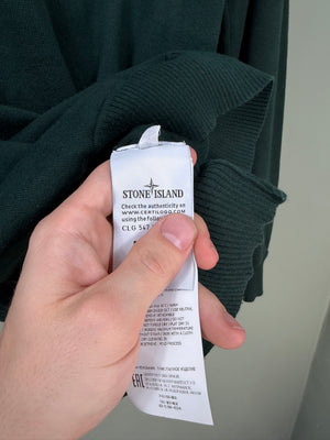 Stone Island Dark Green Knit Jumper