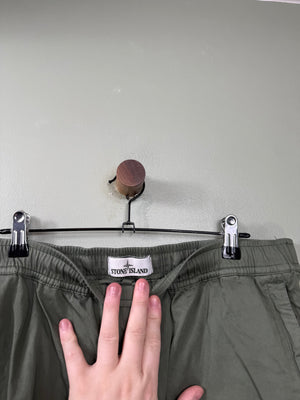 Stone Island Green RE-T Cargo Bottoms