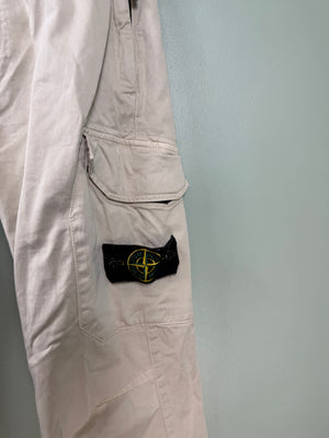 Stone Island Beige RE-T Cargo Bottoms