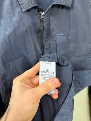 Stone Island Navy Nylon Metal Overshirt