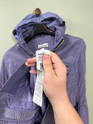 Stone Island Purple Nylon Metal/Tyvek Shield Jacket