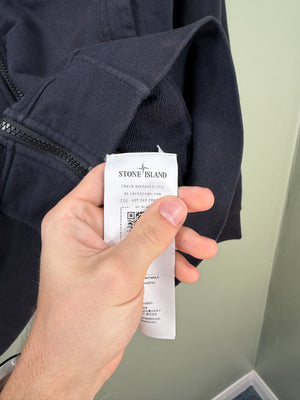Stone Island Navy Zipped Jumper