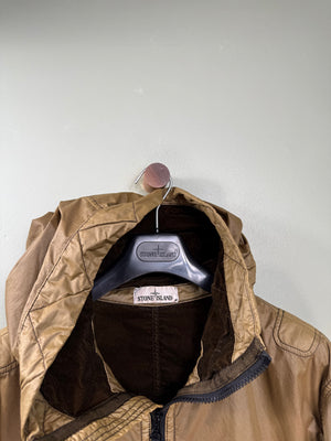 Stone Island Khaki Lamy Flock Jacket