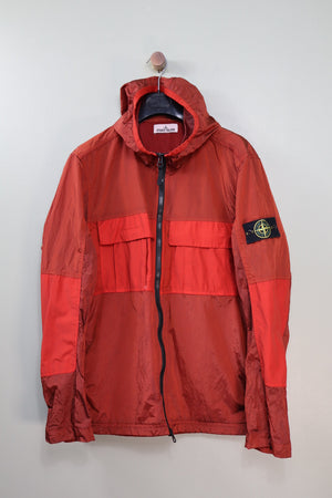 Stone Island Red Nylon Metal Watro Jacket