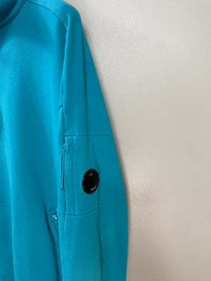 C.P. Company Aqua Blue 1/4 Zip Jumper