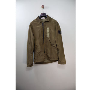 Stone Island Khaki Nylon Metal Overshirt