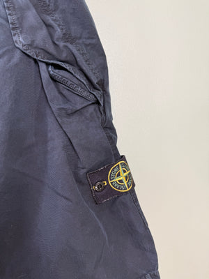 Stone Island Navy RE Cargo Shorts