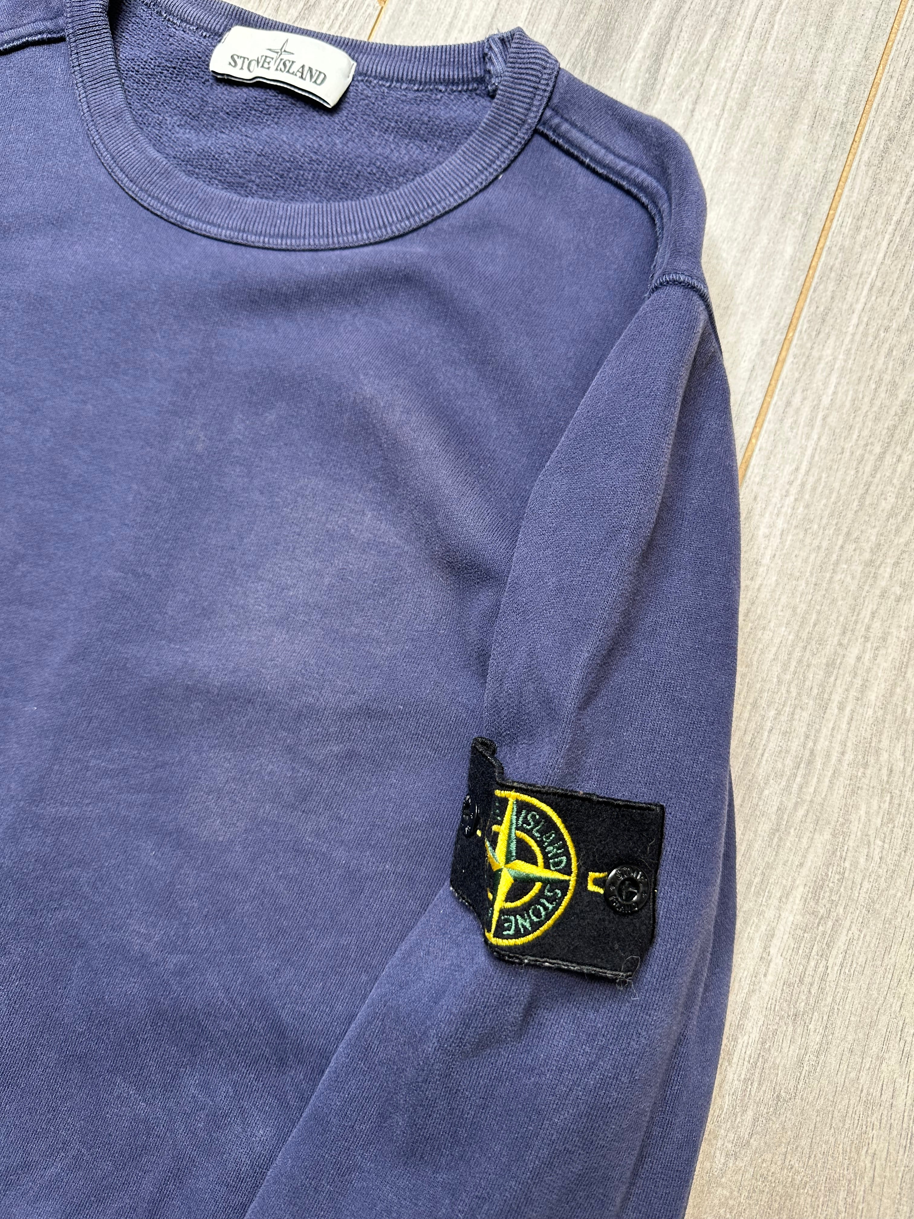 Stone island purple on sale jumper