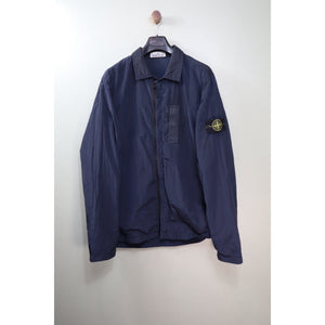 Stone Island Navy Nylon Metal Overshirt