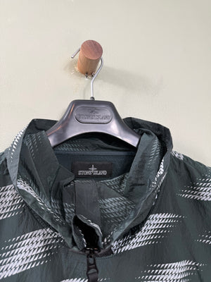 Stone Island Green Nylon Metal Smock