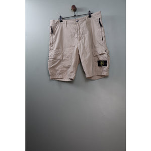 Stone Island Beige RE Cargo Shorts