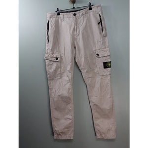 Stone Island Beige SL Cargo Bottoms