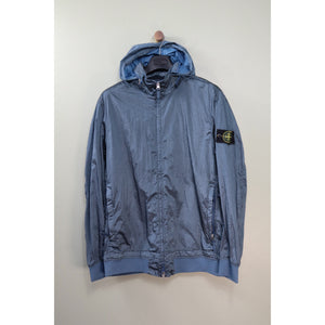 Stone Island Blue Nylon Metal Watro Jacket