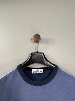 Stone Island Blue Two Tone T-Shirt